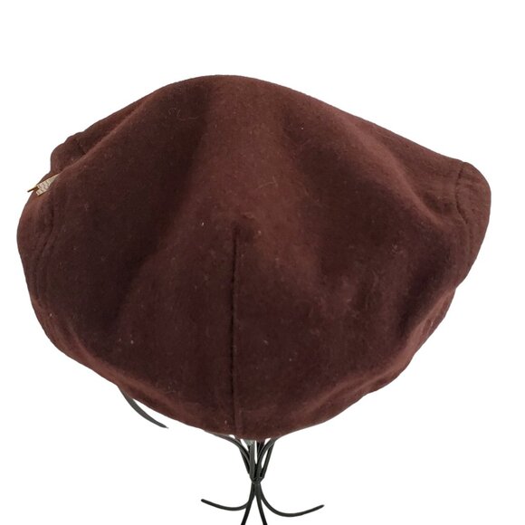 Chaps by Ralph Lauren Cabbie Newsboy Hat Men's Size S/M Brown 7 in Wool Blend - Picture 12 of 13
